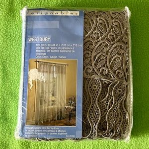 Westbury Sage Tab Top Panel NWT